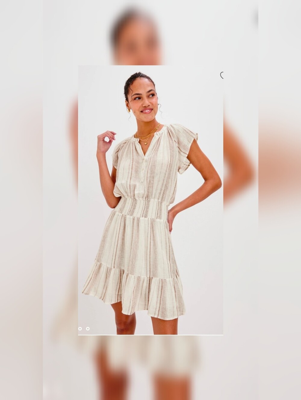 Rails Augustine Dress in the Reims Stripe Colorway S